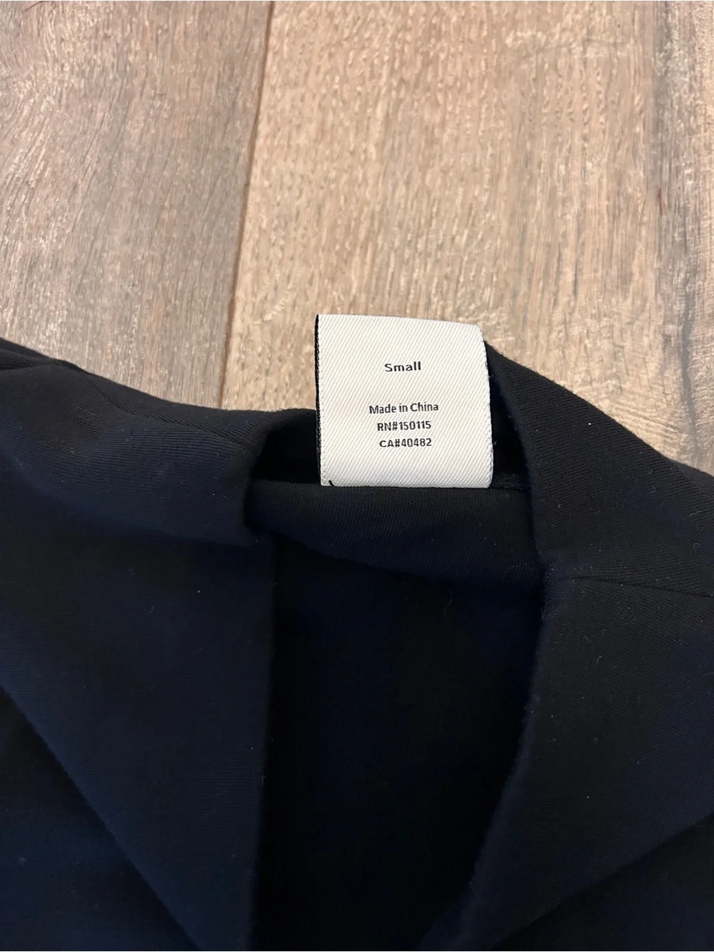 Varley Betsy Double Soft Black pullover small